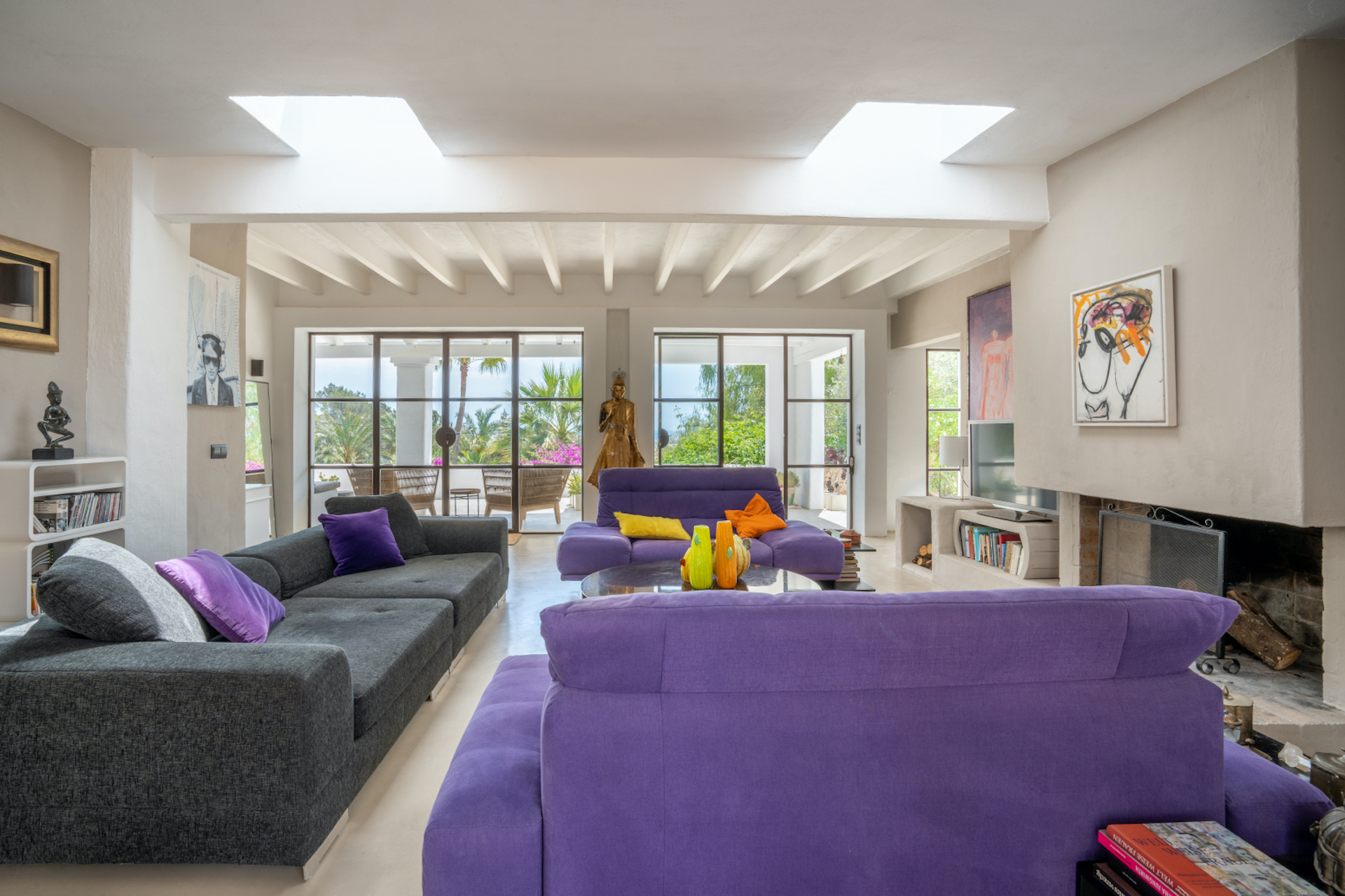 Resa estates Ibiza finca te koop st Rafael sea view sale living 3.jpg